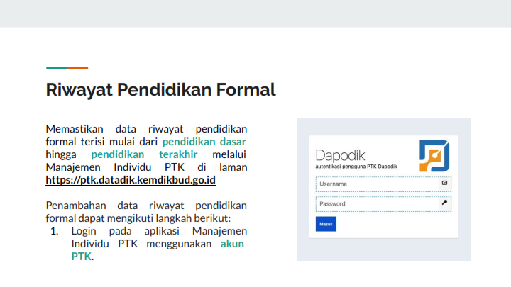 Perbaikan Data Riwayat Pendidikan Formal 001