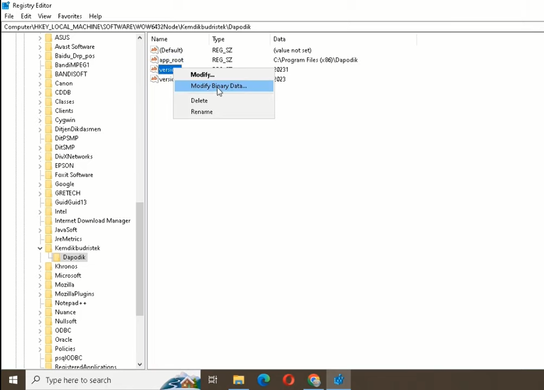 Versi Aplikasi Dapodik anda sudah terlalu lama. Harap install Dapodik Versi 2023 terlebih dahulu.